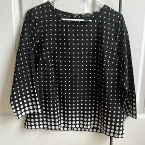 J Crew Blouse with back button closure, EUC